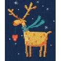 Cross-stitch kit "Golden deer" EH371