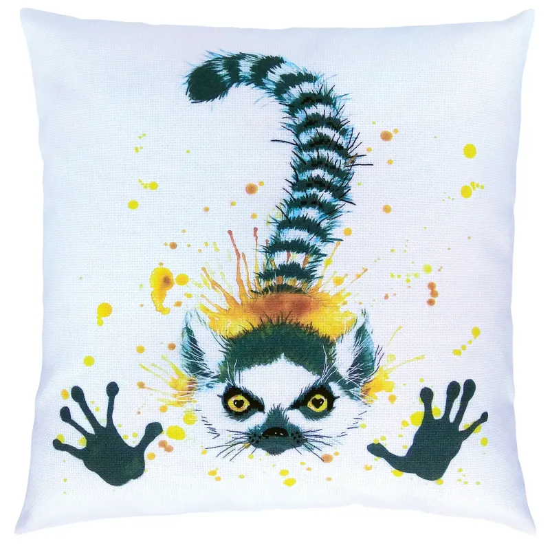 Kit de point de croix avec fond imprimé "Gants noirs" RTODT-M020