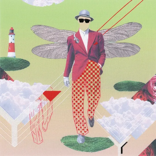 Kryželiu siuvinėjimo rinkinys su užspausdintu fonu "Mano svajonių vyras" DT-M016