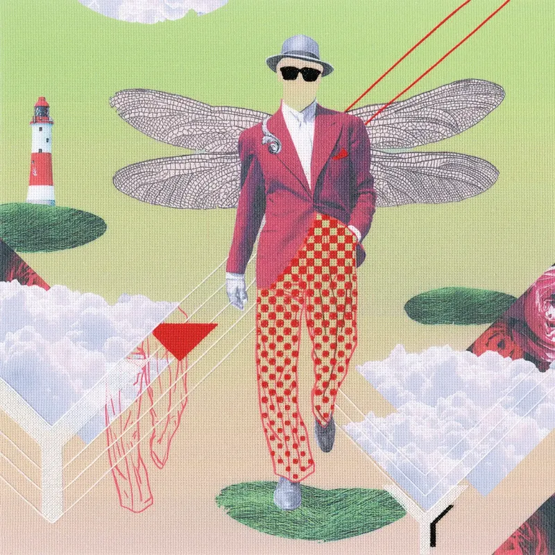 Набор для вышивания крестиком с напечатанным фоном "Мой мужчина мечты" DT-M016