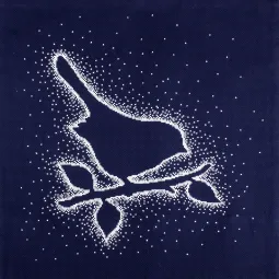 Cross-stitch kit "Snow silver. Bird" CU014