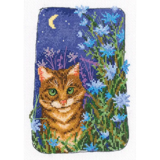 Cross-stitch kit „Grandmother's old garden” C352