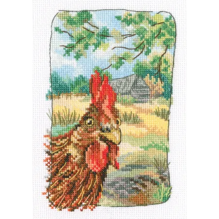 Cross-stitch kit „Grandmother's old garden” C340