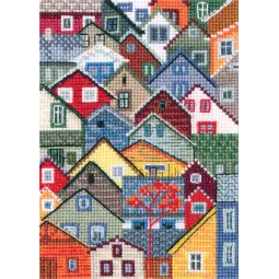 Cross-stitch kit "With the flavour of salt, wind and sun" C335