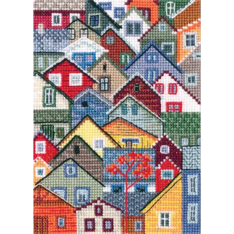 Kreuzstich-Set "Mit dem Geschmack von Salz, Wind und Sonne" C335