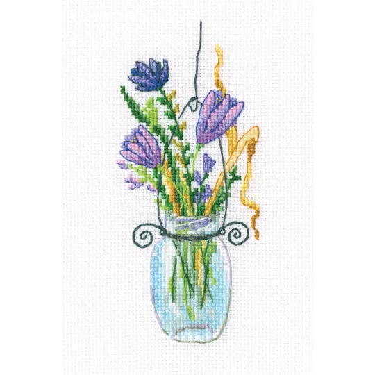 Cross-stitch kit "Forest buttonholes" C323