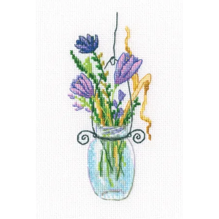 Cross-stitch kit "Forest buttonholes" C323