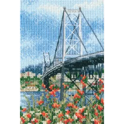 Cross-stitch kit "Suspension Bridge Hercilio Luz" C306