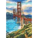 Cross-stitch kit "Golden Gate Bridge" C302