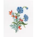 Kreuzstich-Set "Kornblumen" C261
