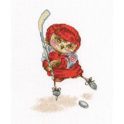 Cross-stitch kit "Shoot the puck!" C231