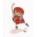 Cross-stitch kit "Shoot the puck!" C231