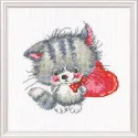 Cross-stitch kit "Kind heart" C217