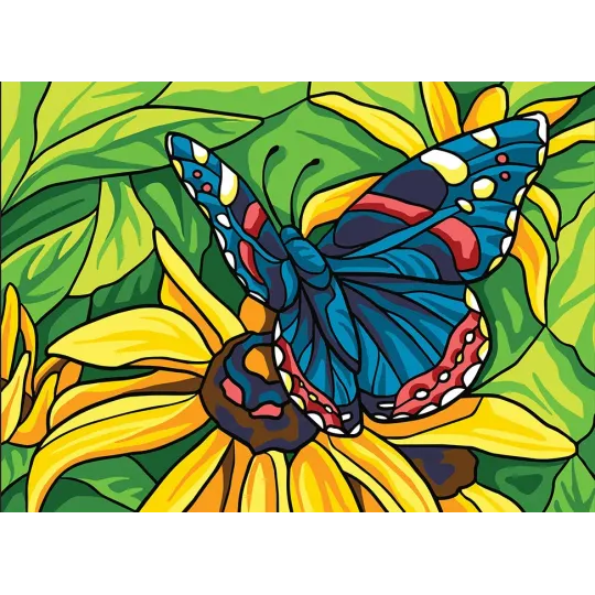 Toile Imprimée 22x30 Papillon CDA6330