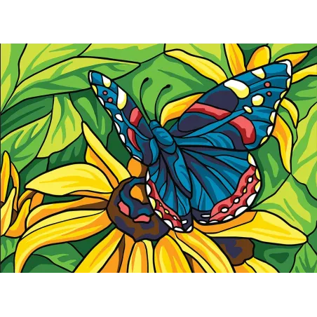 Bedruckte Leinwand 22x30 Schmetterling CDA6330