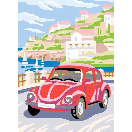 Toile Imprimée 22x30 Voiture CDA6312