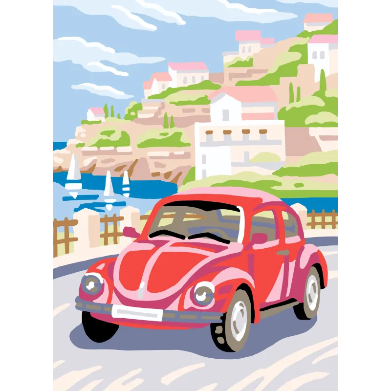 Printed Canvas 22x30 Car CDA6312