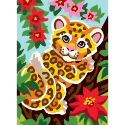 Toile Imprimée 22x30 Léopard CDA6303