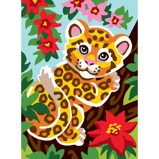 Printed Canvas 22x30 Leopard CDA6303