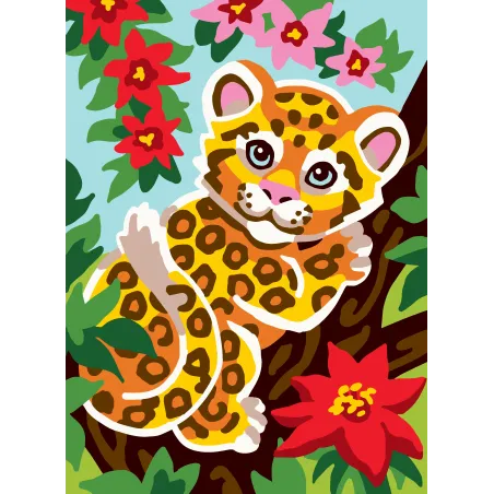 Printed Canvas 22x30 Leopard CDA6303