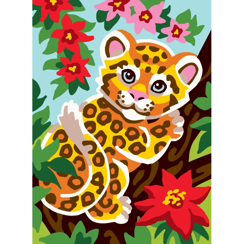 Spausdintas drobė 22x30 Leopard CDA6303