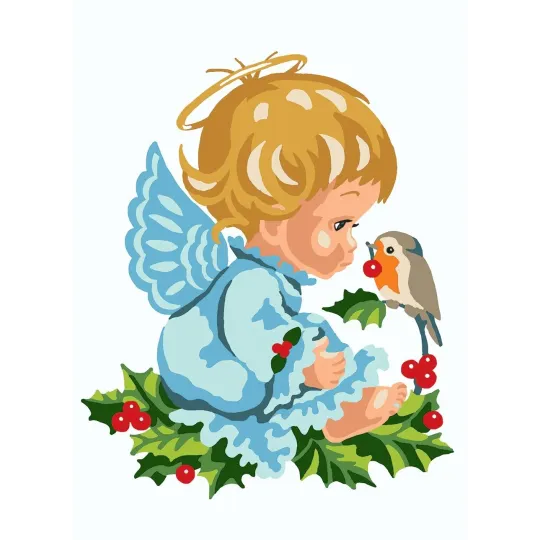 Printed Canvas 22x30 Baby angel CDA6285