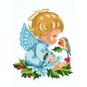 Printed Canvas 22x30 Baby angel CDA6285