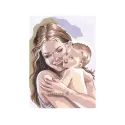 Printed Canvas 22x30 Motherhood CDA6217