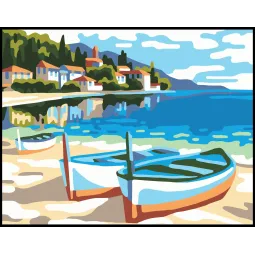 Printed Canvas 14x18 Calm on the sea CDA3377