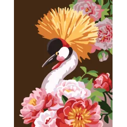 Toile imprimée 14x18 Royal bird CDA3372