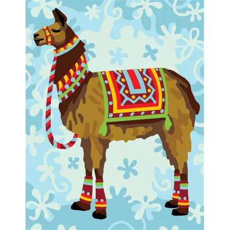 Напечатанный холст 14x18 Lama1 CDA3339