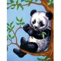 Spausdinta drobė 14x18 Panda ant medžio CDA3281