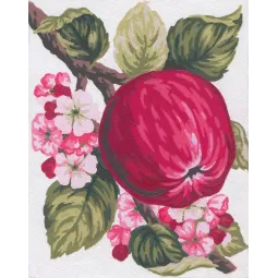 Toile imprimée 14x18 Pomme CDA3159