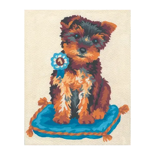 Bedruckte Leinwand 14x18 Preisgekrönter Terrier CDA3141