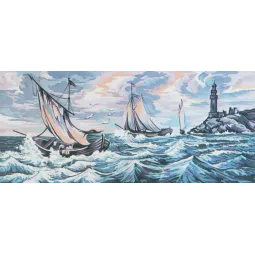 Холст с печатью 50x110 Ветер в парусах CDA13921