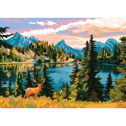 Печатное полотно 50x70 Пионы CDA12997