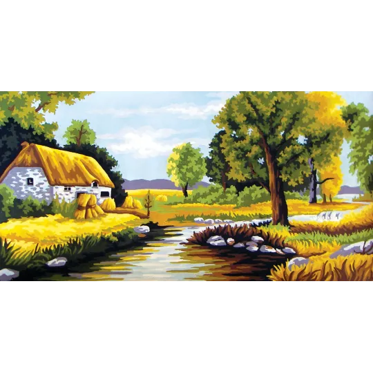 Bedruckte Leinwand 30x52 Sommerzeit CDA11564