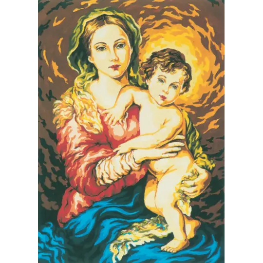 Printed Canvas 50x40 Madonna and Child CDA11352