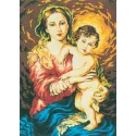 Gedruckte Leinwand 50x40 Madonna und Kind CDA11352