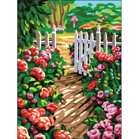 Печатный холст 30x40 Гортензии CDA10502