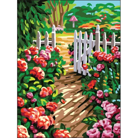 Toile imprimée 30x40 Hortensias CDA10502
