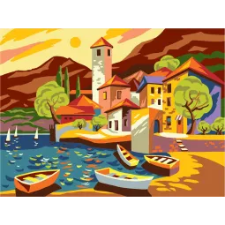 Printed Canvas 30x40 Port CDA10482