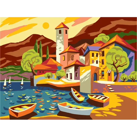 Bedruckte Leinwand 30x40 Port CDA10482