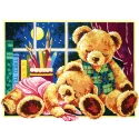 Printed Canvas 30x40 Sleepy Teddies CDA10457