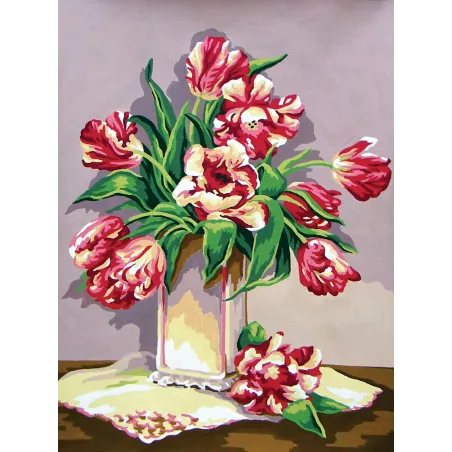 Bedruckte Leinwand 30x40 Wilde Tulpen CDA10436