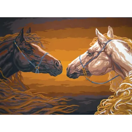Bedruckte Leinwand 30x40 Stable Mates CDA10395