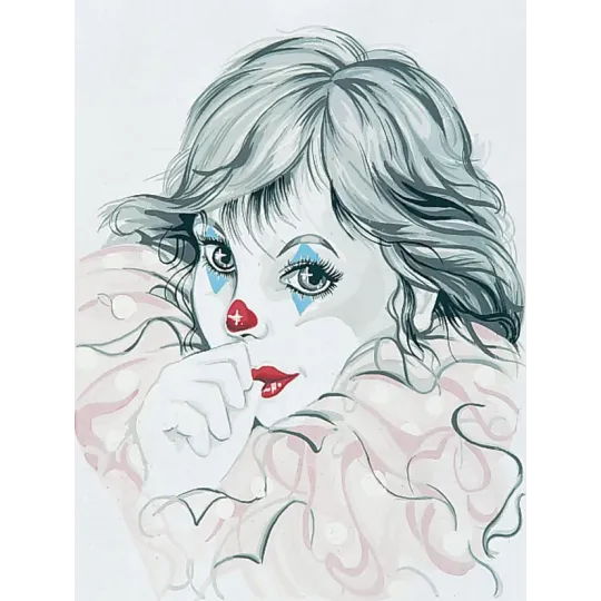 Toile imprimée 30x40 Ancolie CDA10186