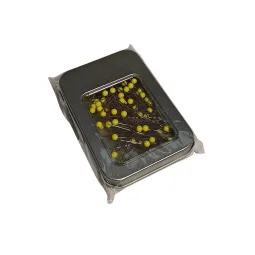 Предварительно заполненная металлическая коробка для булавок 9 x 6 x 1,8 см RTOT00109