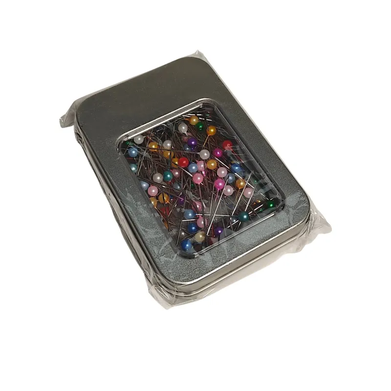 Pre-filled metallic pin box 9 x 6 x 1.8 cm RTOT00102
