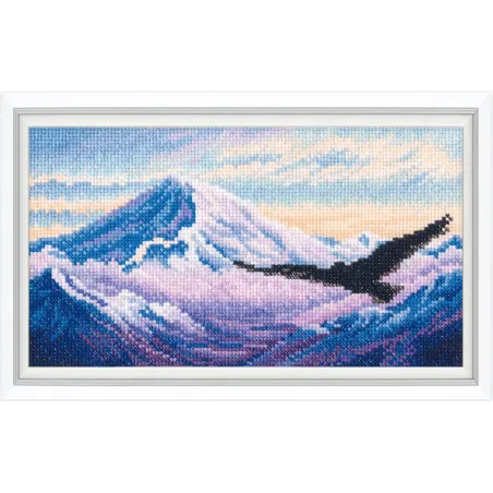 Cross-stitch kits "Delight of heights" 22x12,5 cm RTOM1058